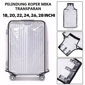 Smile Bird Sarung Koper 20/22/24/26/28 Luggage Cover Transparent Sarung Koper Pelindung Tas Mika Transparan