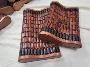 Gối Gỗ  Gối Công Thái Học Gỗ Trắc Miếng Cao Cấp - Kích Thước 43cmx24cmx8cm/4cm