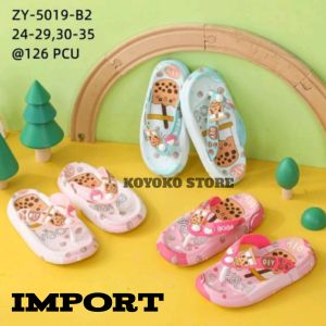 Sandal Anak Perempuan Kekinian Motif Boba ZY-5019