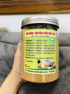 Trà Gừng gió đường phèn  Hòa Tan Làm từ gừng gió và Đường phèn thủ công không chất bảo quản