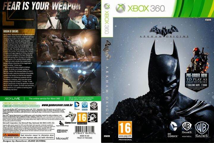 batman arkham origins xbox 360 digital download