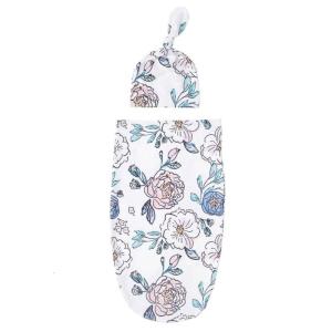 Baby Swaddles Newborn Swaddle Blanket Infant Sleep Sack Wrap Hat Set Newborn Babies Photography Props Accessories