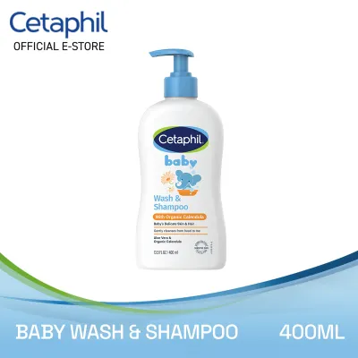 Cetaphil Baby Wash & Shampoo With Organic Calendula 400ML