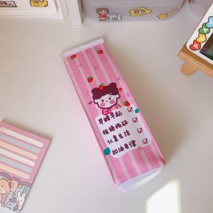 [พร้อมส่ง] กระเป๋าดินสอ น่ารัก ขนาด 20x5 ซม. หนัง PU สำหรับเด็ก กล่องดินสอ กระเป๋า พร้อมส่งในไทย