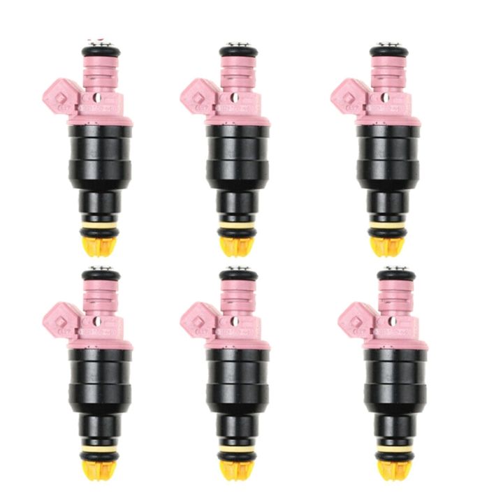 6PCS New Fuel Injectors for BMW E36 328I E38 728I 728IL E39 528I Z3 2.