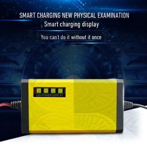 Portable 12V Battery Charger – Waterproof Clip-On Charging Pulse Repair LCD Display Universal