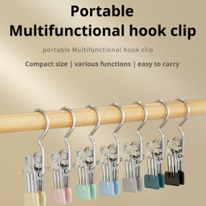 Drying Rack Portable Dustproof Multi-functional Hook Prevents Cuts Strong Bite Waterproof