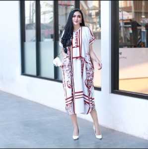 DASTER LOWO JUMBO BUSUI LD 130 RESLETING DEPAN MOTIF BRANDED KEKINIAN DASTER KELELAWAR JUMBO RAYON BUSUI / ALDINNA