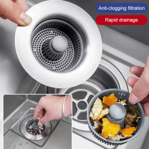 Sink filter drainer antiodor popup core leak plug anticlogging