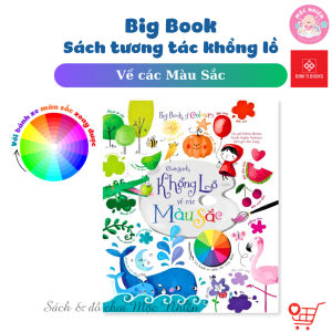 Sách Tương Tác - Big Book - Cuốn Sách Khổng Lồ Về Các Màu Sắc - Đinh Tị Books