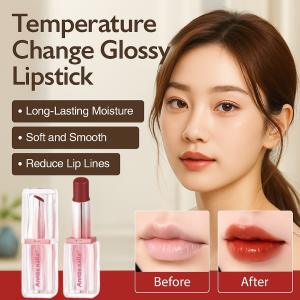 Changing Lip Balm Temperature Activated Moisturizing Lipstick Hydrating Glossy Finish Light Tint Water Lip Stain Mirror Effect