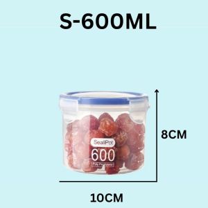DROPASSIST 2190 Food Storage Container Box Sealed Pantry Organization Plastic Jars Bekas Makanan