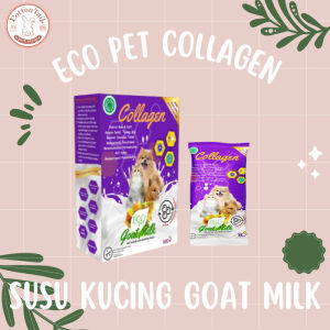 Eco pet goat milk collagen anjing kucing kelinci bulu 1 sachet 20gr