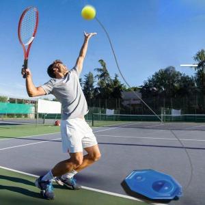Bộ Vợt Tennis Đàn Hồi Tập Tại Nhà Cho Người Mới. Bắt Đầu Chơi Tennis Cho Một Người Kèm Bóng Và Đế