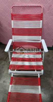 Kerusi Malas / Relax Chair / Lazy Chair / Kerusi Lipat Besi / Foldable chair / Tali Besar / Tali halus