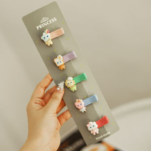 MALL - Jepit Rambut Anak Perempuan Set 5Pcs Premium Karakter Motif Fashion Korea Lucu KCR31
