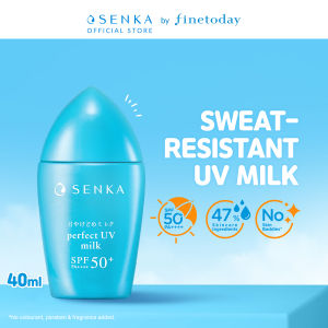 SENKA Perfect UV Sunscreen Milk 40g (face sunscreen UV protection matte sunscreen sweat resistant sports sunscreen)