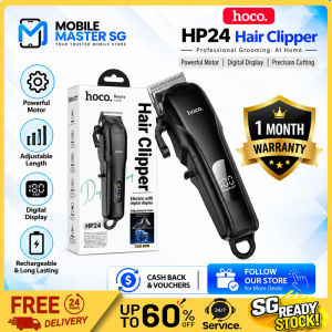 hoco. HP24 Hair Clipper Professional Grooming At Home Powerful Motor Digital Display Precision Cutting 1 Month Warranty Mobile Master SG Hair Clipper