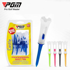 PGM ที่ตั้งลูกกอล์ฟ พลาสติก ทนทาน 83 มม. หลากสี 20 ชิ้น QT026