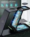 Wireless Charging Station,3 in 1 Fast Charging Station,Wireless Charger Stand for iPhone 15/14/13/12/11 Pro Max/X/Xs Max/8/8 Plus, AirPods 3/2/pro, iWatch Series 8/7/6/5/SE/4/3/2. 