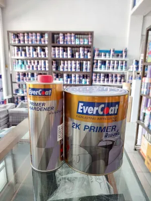 สีรองพื้น2k Evercoat 4.1 เนื้อสีมาก พ่นกลบรอยได้ดี ขัดแต่งง่าย