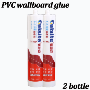 Cuisite Building Material Glue for PVC Wall Panel - Silicone Sealant with Silicon Gun Adhesive for Secure Durable Bond