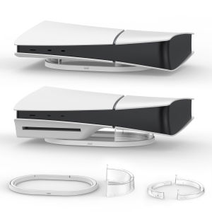 IINE Horizontal Stand Compatible With PS5 Slim Disc&Digital Edition Easy installation Anti-Slip Anti-Drop Stand