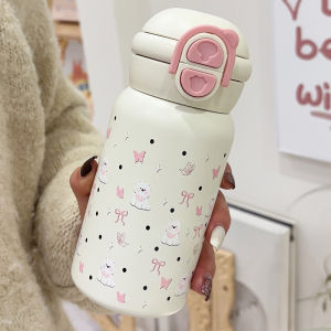 PREMIUM TUMBLER TERMOS CAT DOGGY PUPPY 500 ML PORTABLE VACUUM CUP INSULATED BOTTLE HOT & COOL STAINLESS STEEL 316 / COFFEE TUMBLER / TERMOS TAHAN PANAS & DINGIN