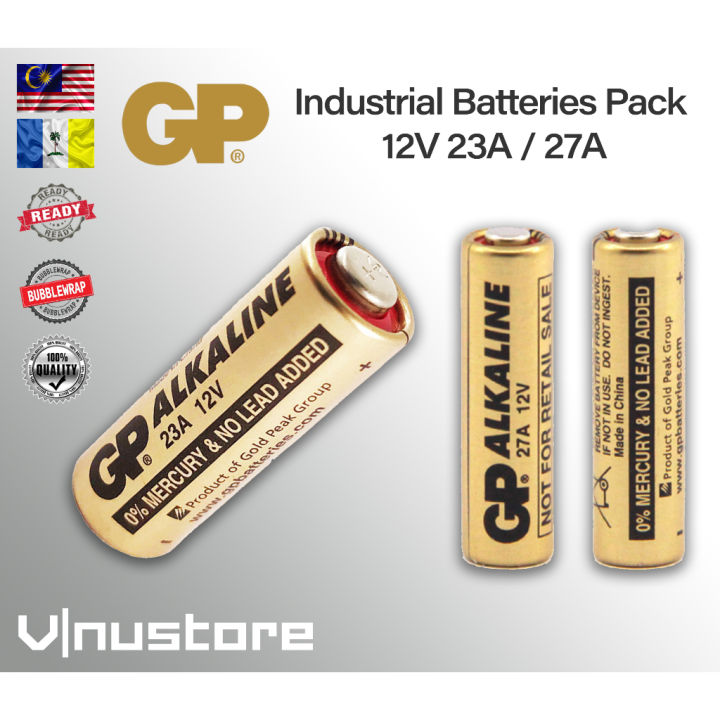 GP Industrial Pack Alkaline 12V 23A / 12V 27A Batteries | Orginal Bulk ...