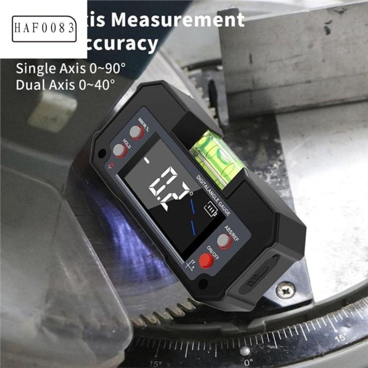 HAF0083 Digital Display Display Angle Gauge Four Sided XY Dual-Axis ...