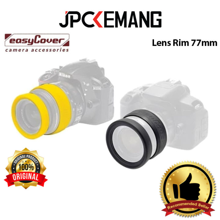 Easy Cover Lens Rim 77mm / Lens Protector Silicone Lens Rim Easy Cover