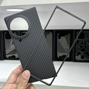 🤩Cost-Effective🚀2in1 Genuine Carbon Fiber Matte Case for VIVO X Fold 2 XFold2 Splicing Real Aramid Fiber Ultra Thin Lightweight Armor Hard Cover