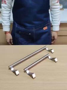 Stainless Steel Towel Rack Punch-Free Cabinet Door Back Towel Holder Bathroom Accessory For Towel Storage