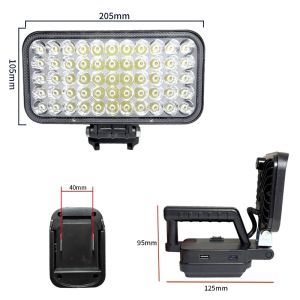 Đèn LED chiếu sáng di động 55 bóng dùng pin