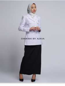 Seragam kerja blazer wanita kantor terbaru kekinian modern reguler polyester premium import stretch