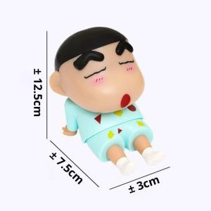 Ornamen desktop boneka Crayon Shin-chan anime Jepang dudukan ponsel Shin-chan/Phone Holder Shin Chan - Tatakan Hp karakter Shin Chan