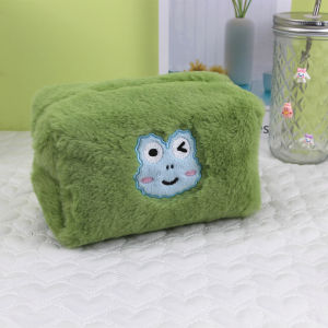 Sanrio Cartoon Plush Pencil Case Kulomi Dog Cinnamon Storage Cute Girl Large Capacity Pencil Box Cosmetic Storage Bag