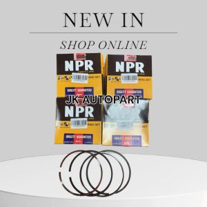 แหวนลูกสูบ ISUZU 4BG1 6BG1-T (4แหวน) รหัส YDI10189ZZ รถตัก BACKHOE ยี่ห้อ NPR JAPAN (1ชุด=4สูบ)/BDSNKP