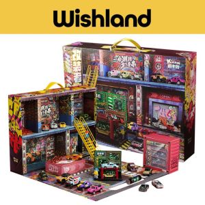 KICASI Hip Hop 33pcs Alloy Cars Ages 3+ Portable Kids Toy with Accessories Gift For Boys by WISHLAND