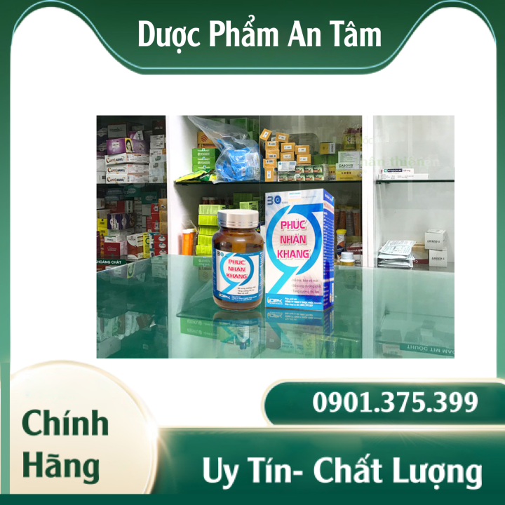 [Chính Hãng] Viên Uống Phúc Nhãn Khang Hỗ Trợ Bảo Vệ Mắt Phục Hồi Tăng Cường Thị Lực Bổ Sung Dưỡng Chất Cho Mắt Hộp 30 viênXem phân tích sản phẩm