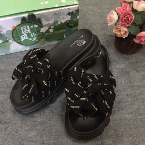 midsummer {จัดส่งรวดเร็ว1-2วัน} รองเท้าแตะผู้หญิงคุณภาพดี รองเท้าแตะแบบสวม แต่งโบว์ด้านบน สีนู้ดตุ่นๆสวยมาก (ถ่ายจากสินค้าจริง) #711-9