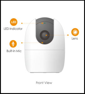 Camera imou A22EP camera wifi quay 360 full HD đàm thoại 2 chiều bảo hành 24 tháng