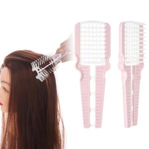 Curl xác định bàn chải lỗ thông hơi bàn chải tóc cho Detangling phong cách tóc xoăn Bàn chải tóc cho mái tóc xoăn ướt định hình xác định lọn tóc