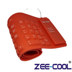 Zee-Cool Foldable Silicone Keyboard 85 or 108 Keys Silicone Foldable USB Wired Keyboard