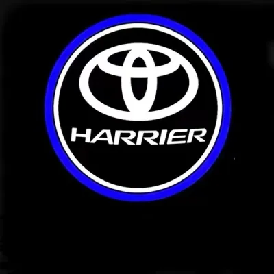 Toyota Harrier LED Car Door Welcome Light Phantom Logo Laser Projector Night Light for Harrier Highlander Accessories