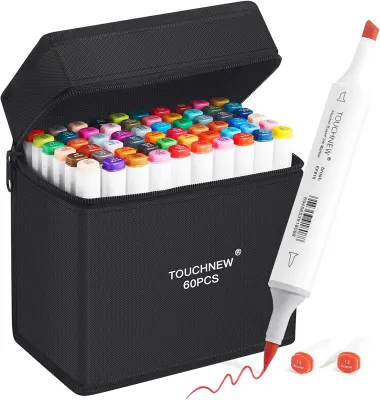 24 Colors Alcohol Marker Art Marker Highlighter Pen Set Color Calligraphy Pen Set Marker Pen