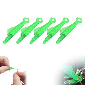 NEXTYOO 10pcs Mini Dụng cụ luồn tự động Đơn giản Tự làm Dụng cụ luồn máy may Thiết bị thay đổi nhanh Dụng cụ luồn tự động nhanh chóng