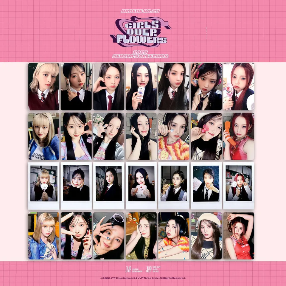 NMIXX 2023 Seasons Greetings Photo Cards NMIXX Kyujin Sullyoon