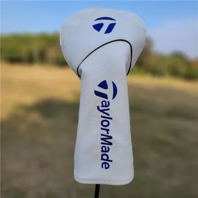 Pick Taylormade Golf Headcover Golf Putter Head Cover for Driver Fairway Hybrid Leather Protector Waterproof Wood Covers