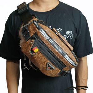 Tas Selempang Pria POLO AMSTAR PU Leather Model Terbaru